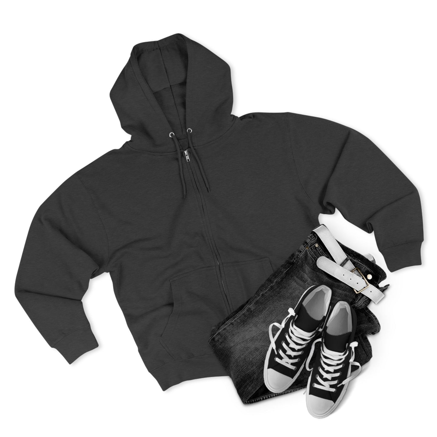 Empowerfit Unisex Zip Hoodie | Cozy Zip-Up, Casual Wear, Gift for Friends, Workout Hoodie, Everyday Style