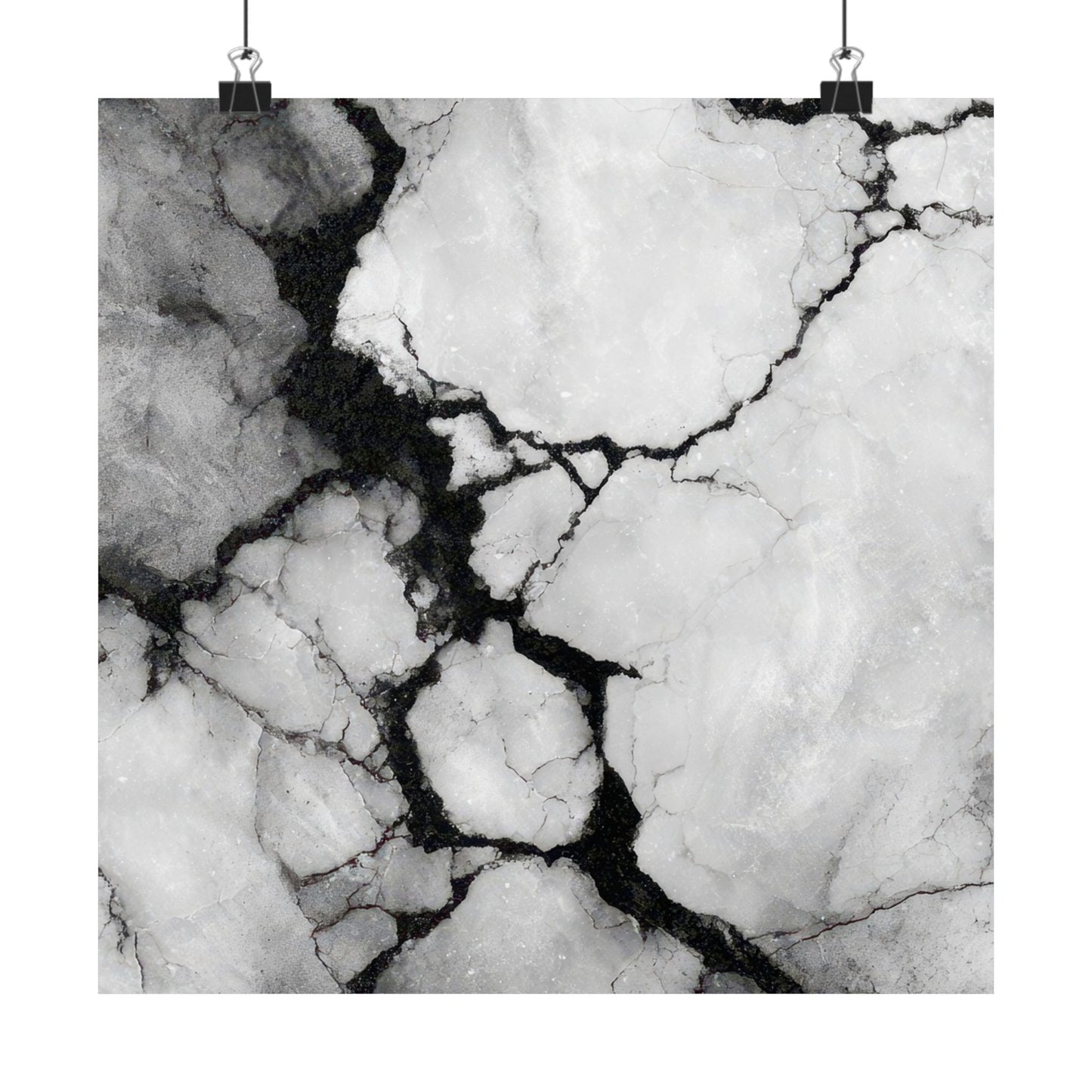 Black and white marble pattern