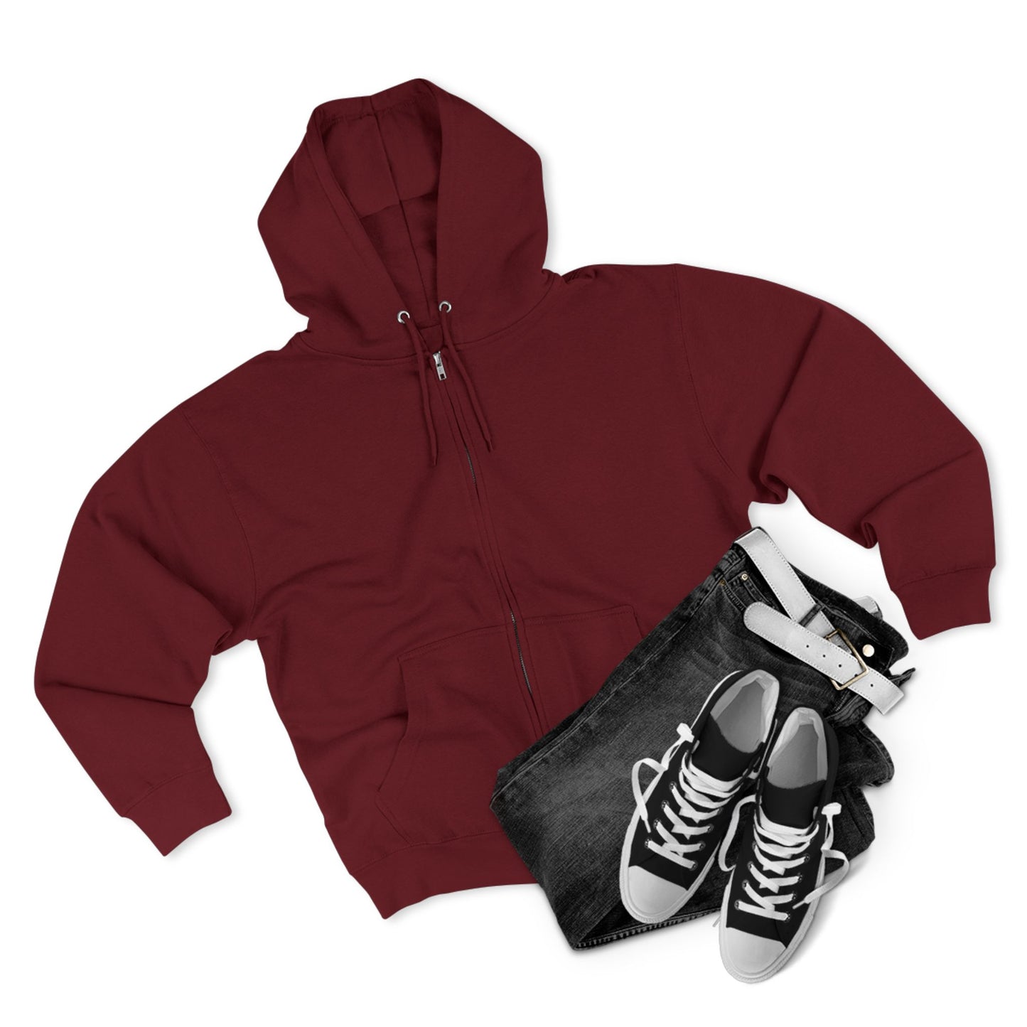 Empowerfit Unisex Zip Hoodie | Cozy Zip-Up, Casual Wear, Gift for Friends, Workout Hoodie, Everyday Style