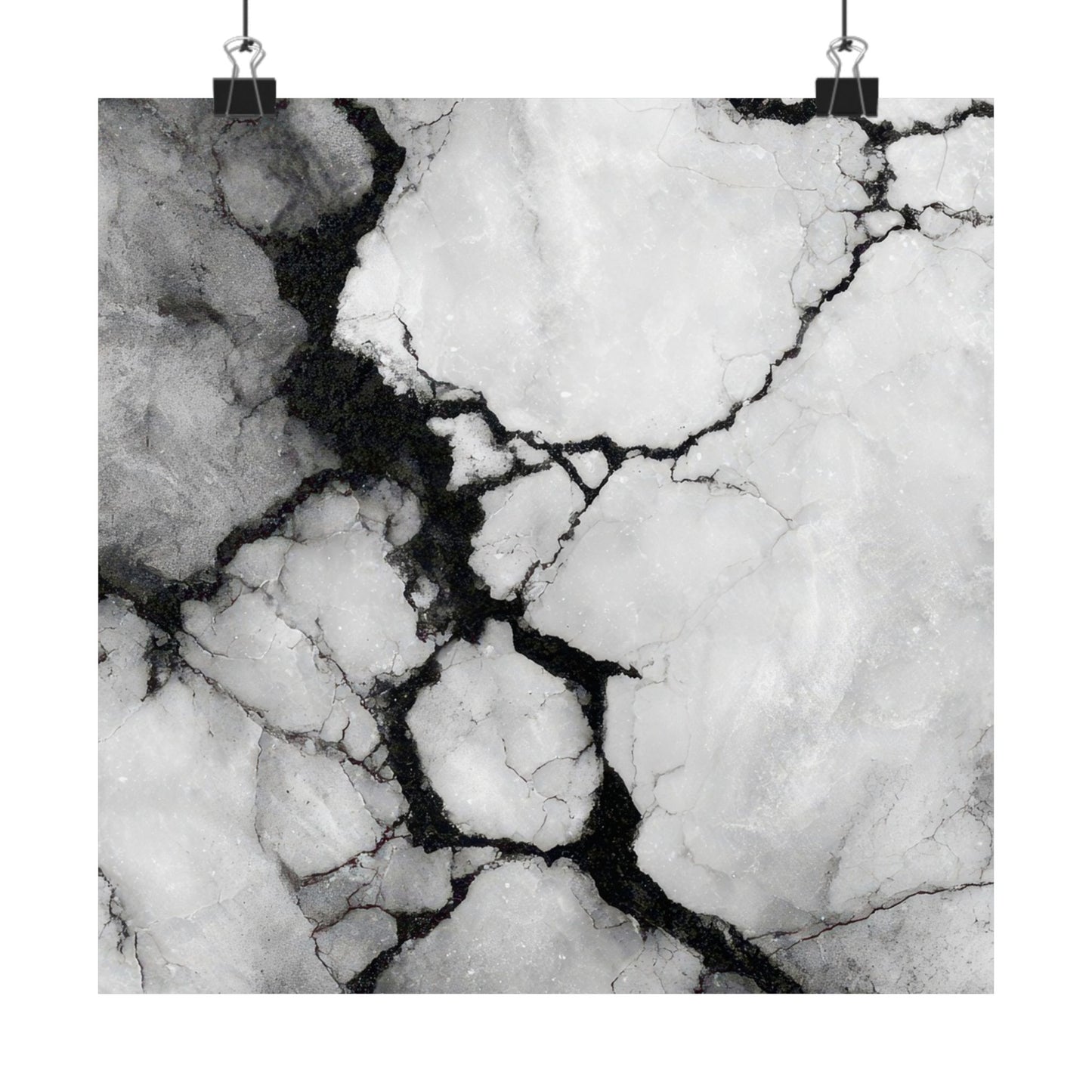 Black and white marble pattern