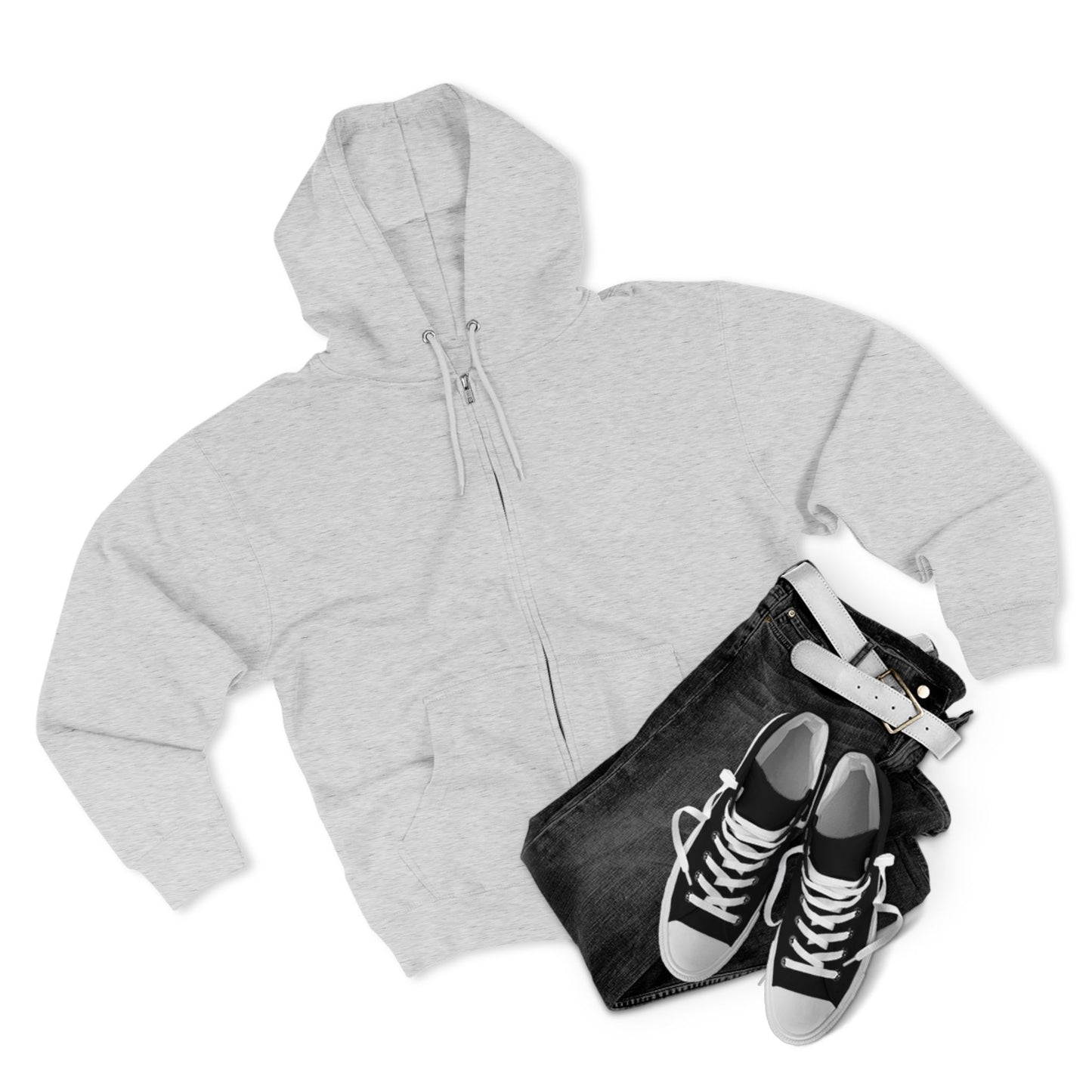 Empowerfit Unisex Zip Hoodie | Cozy Zip-Up, Casual Wear, Gift for Friends, Workout Hoodie, Everyday Style