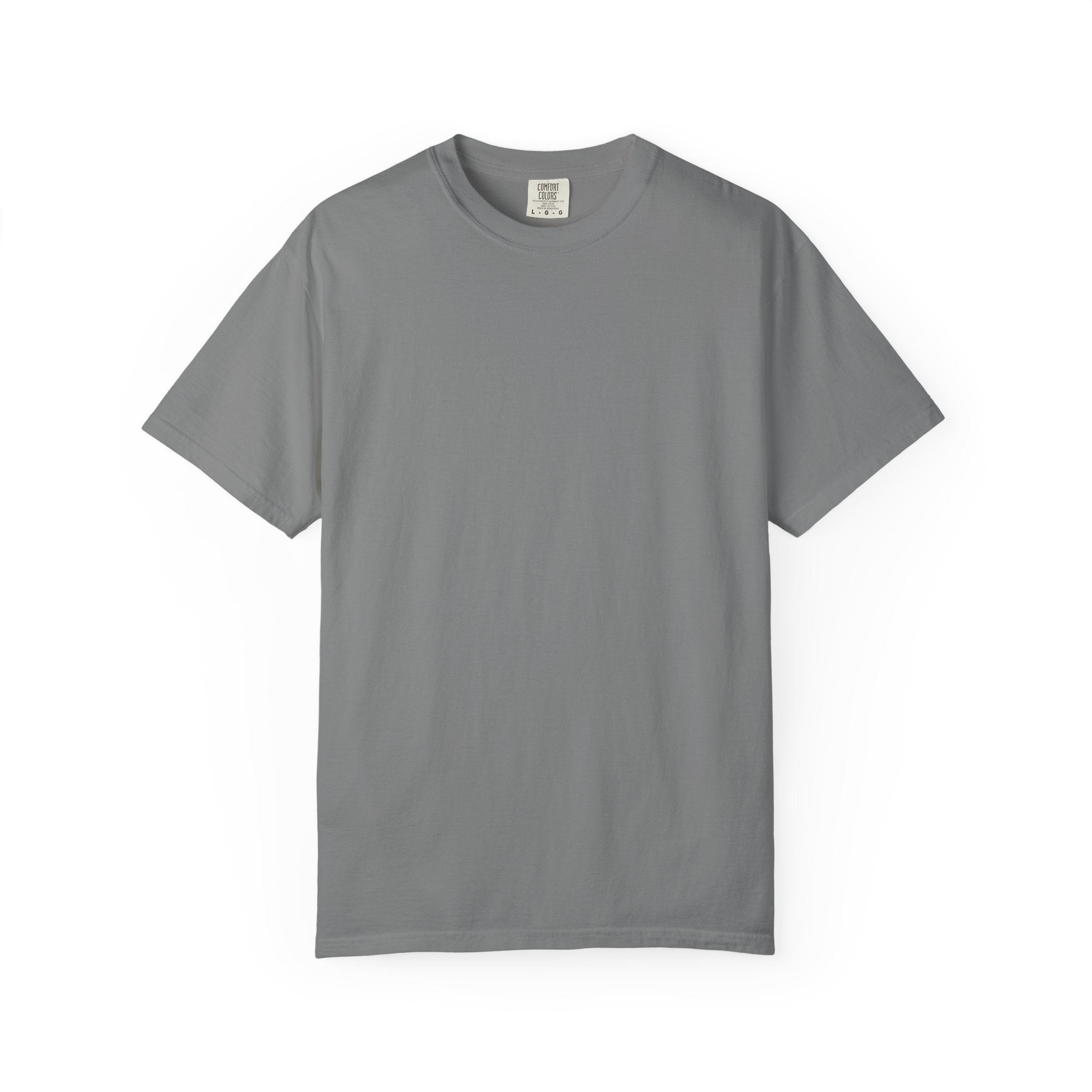 Plain gray t-shirt on a white background