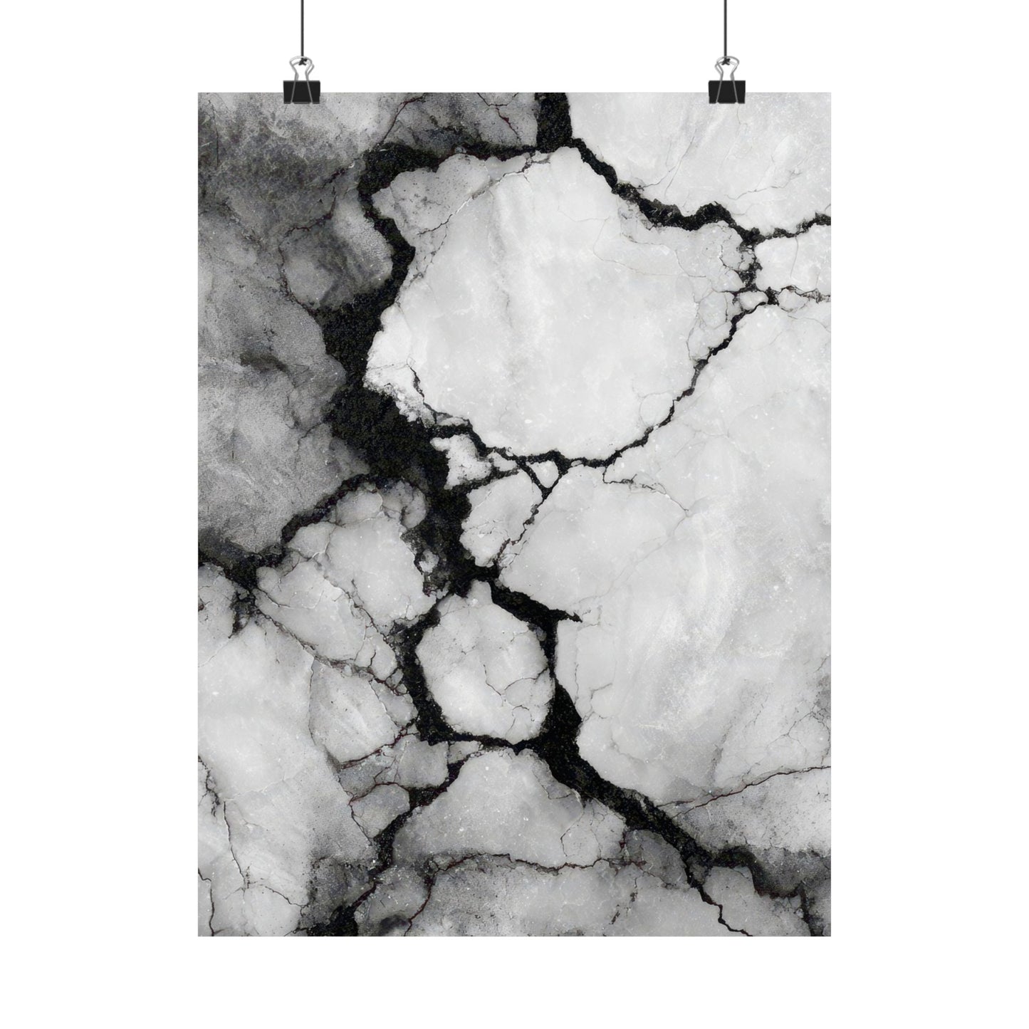Black and white marble pattern on a textured background