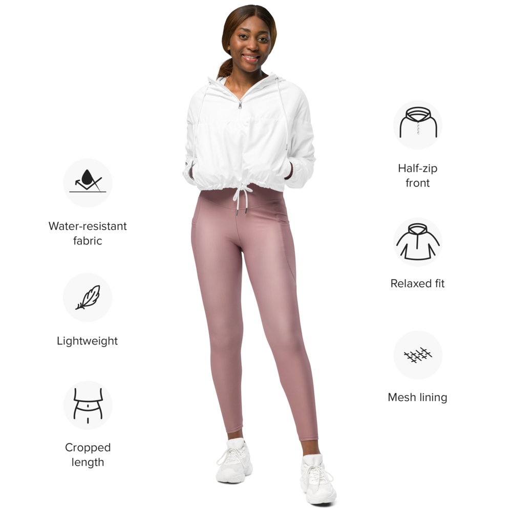 Empowerfit Cropped Waterproof Windbreaker – Style Meets Adventure
