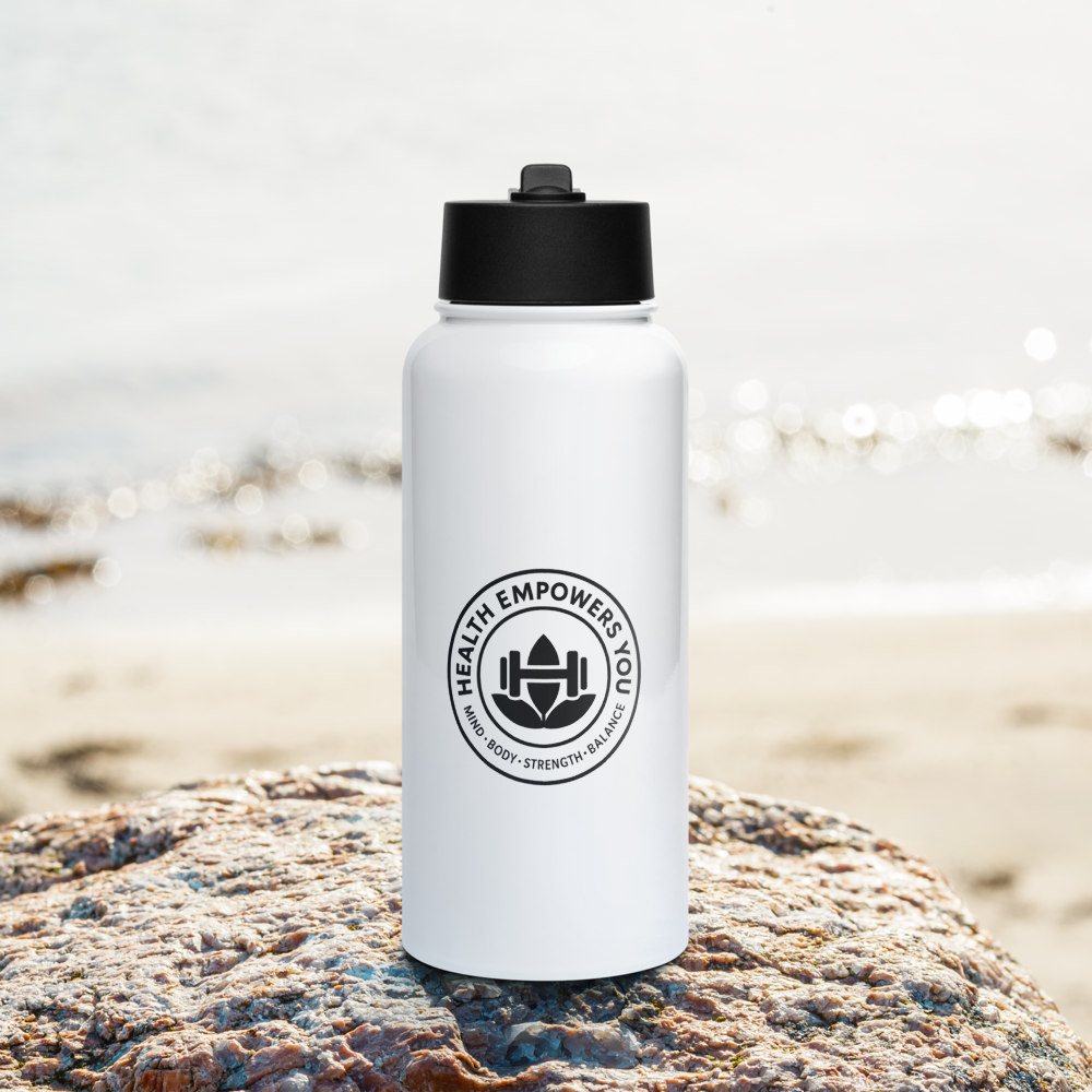 Empowerfit 32 oz Stainless Steel Water Bottle with Straw Lid – Built to Keep You Cool and Hydrated
