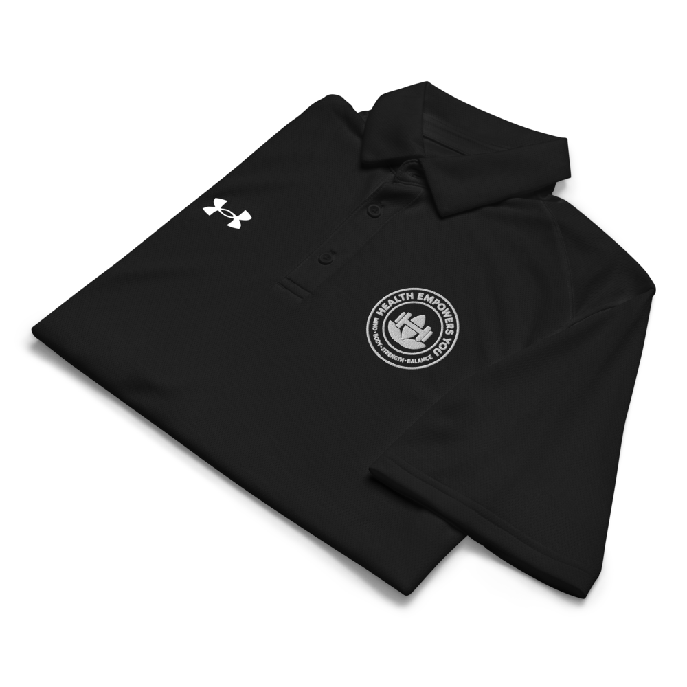 Empowerfit x Under Armour® Men’s Performance Polo – Lightweight, Breathable & Odor-Resistant