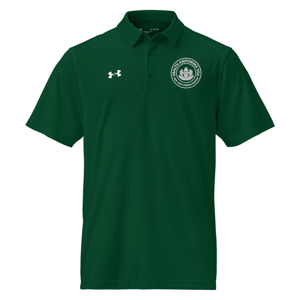 Empowerfit x Under Armour® Men’s Performance Polo – Lightweight, Breathable & Odor-Resistant