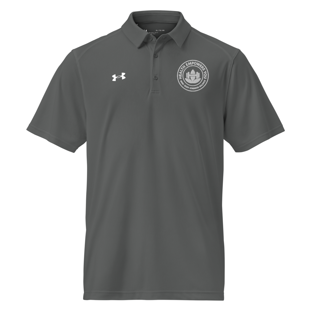 Empowerfit x Under Armour® Men’s Performance Polo – Lightweight, Breathable & Odor-Resistant