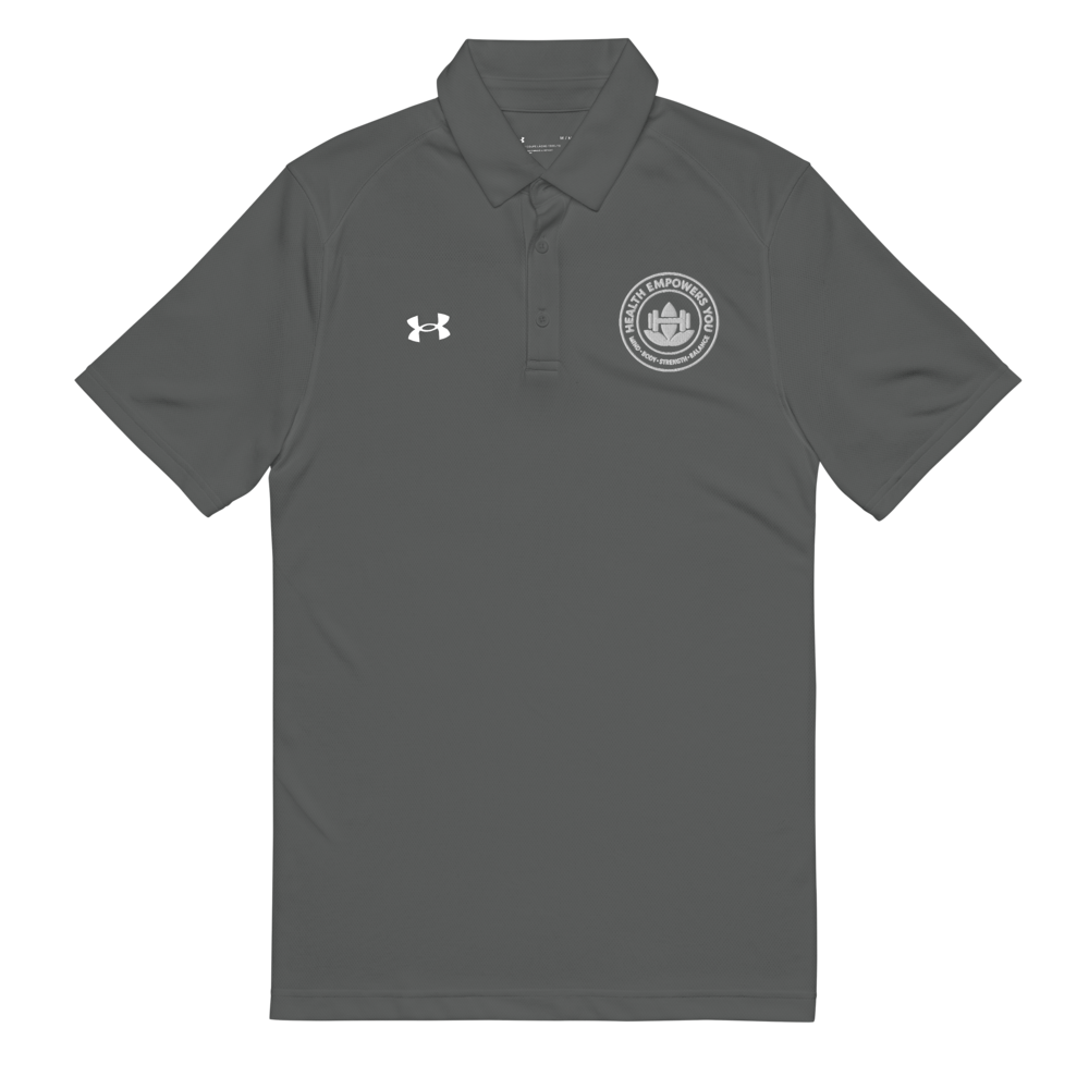 Empowerfit x Under Armour® Men’s Performance Polo – Lightweight, Breathable & Odor-Resistant