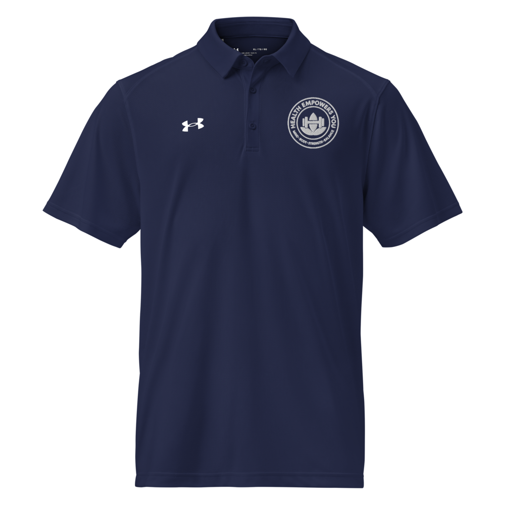 Empowerfit x Under Armour® Men’s Performance Polo – Lightweight, Breathable & Odor-Resistant