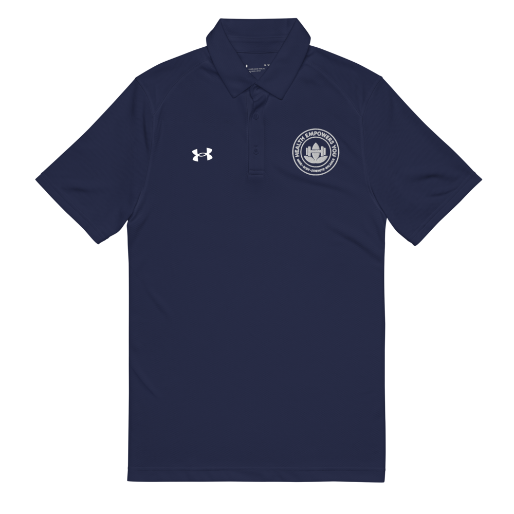 Empowerfit x Under Armour® Men’s Performance Polo – Lightweight, Breathable & Odor-Resistant
