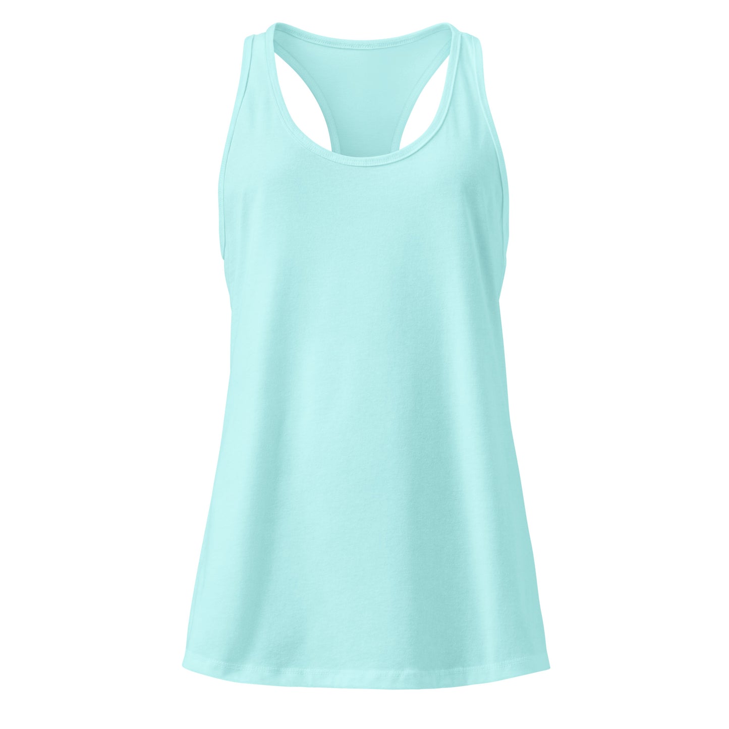 Light blue tank top on a white background