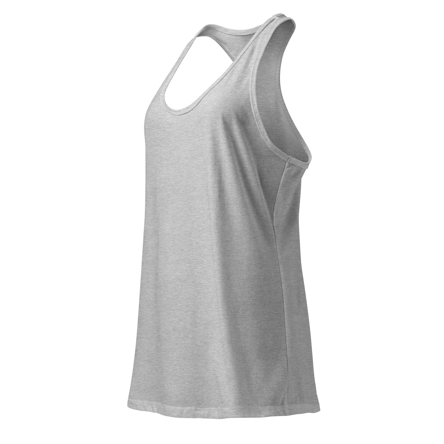 Gray tank top on a white background