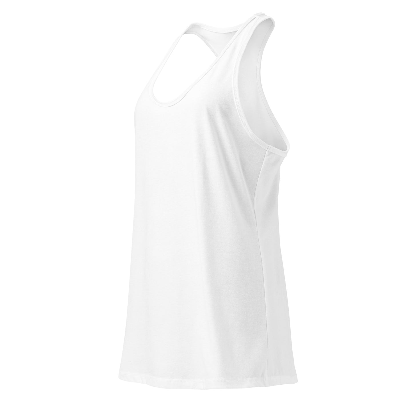 White tank top on a white background
