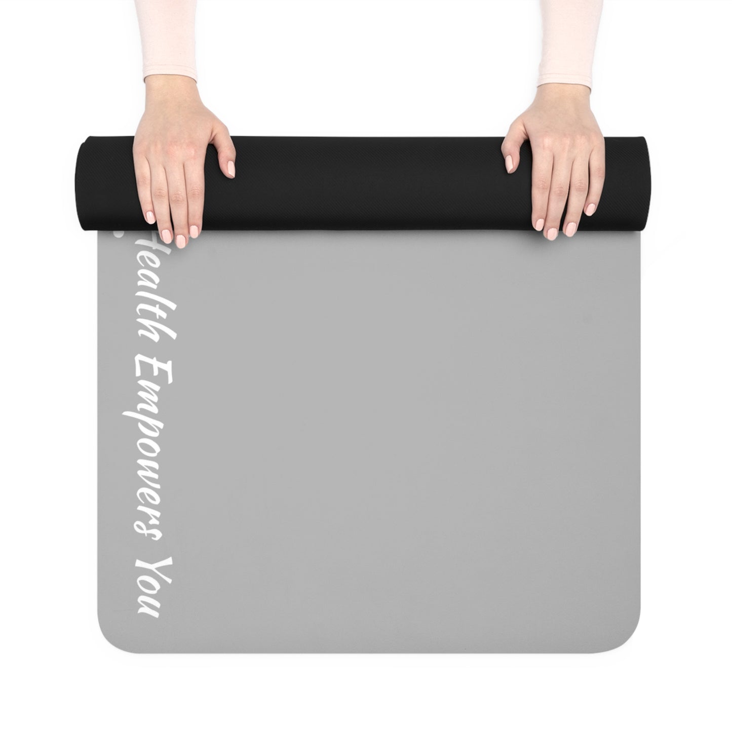 Light Grey Rubber Yoga Mat