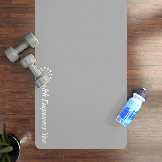 Light Grey Rubber Yoga Mat