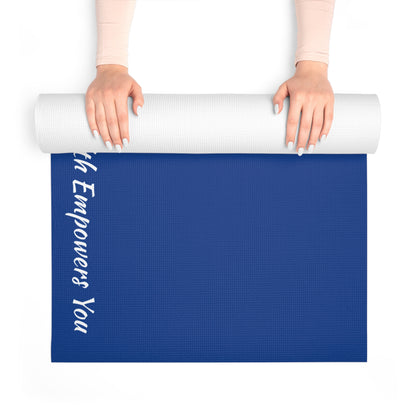 Dark Blue Foam Yoga Mat