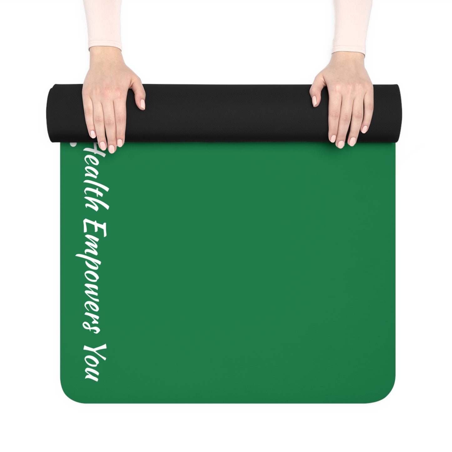 Dark Green Rubber Yoga Mat