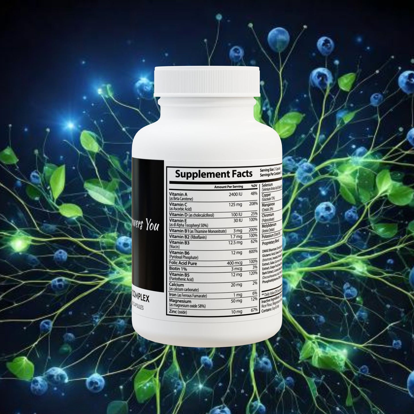 Brain Support Complex Supplement (60 Capsules)