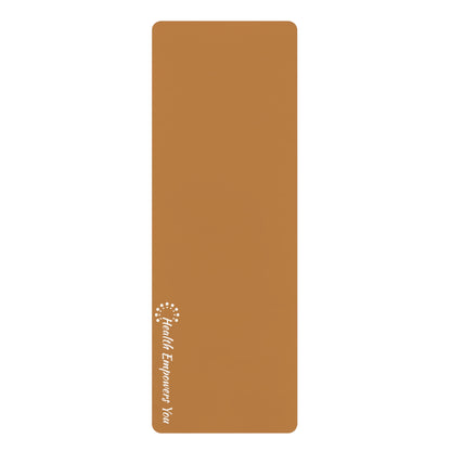 Light Brown Rubber Yoga Mat