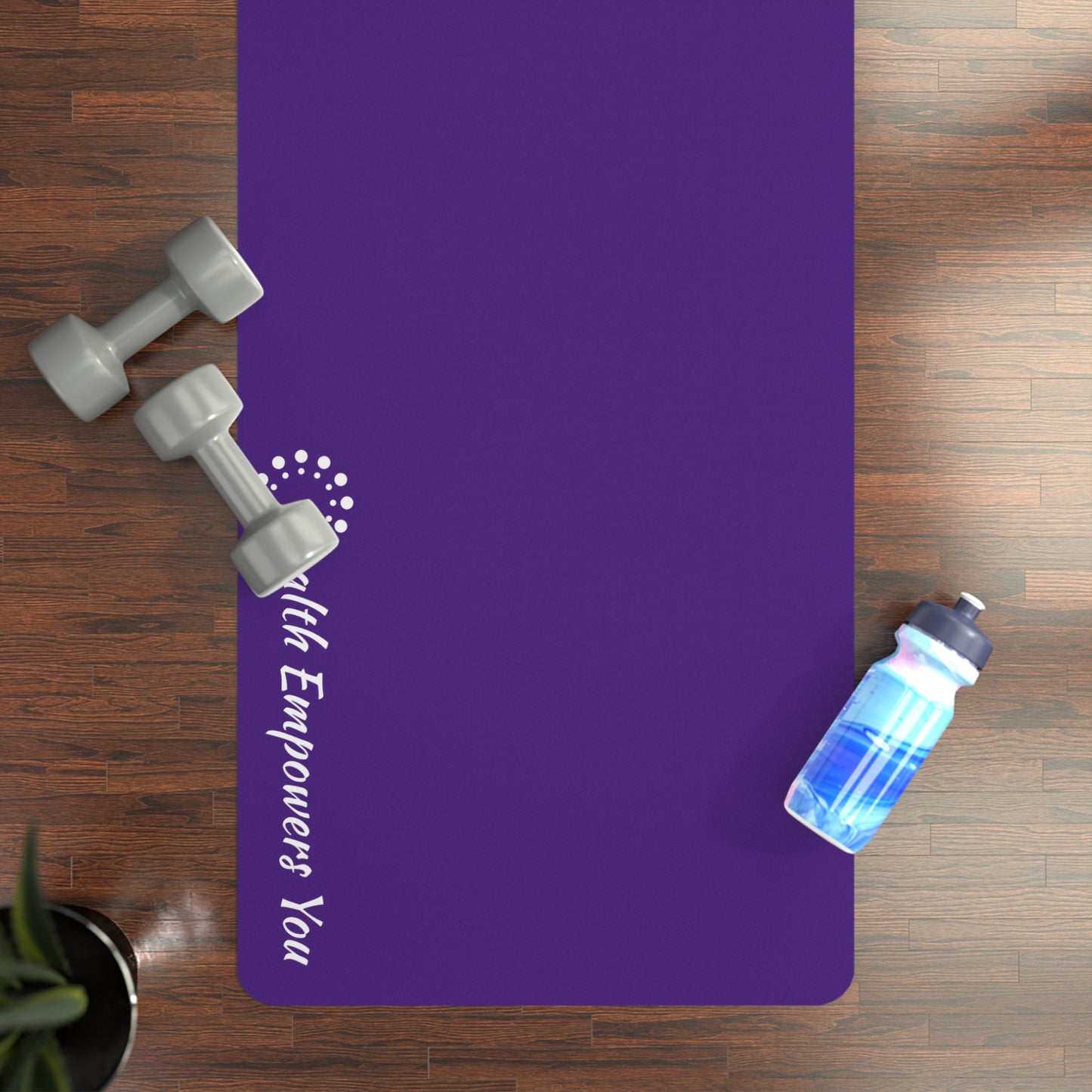 Purple Rubber Yoga Mat