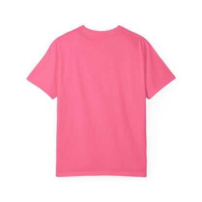 Pink t-shirt on a white background