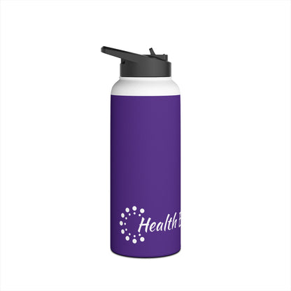 Purple Stainless Steel Water Bottle, Standard Lid