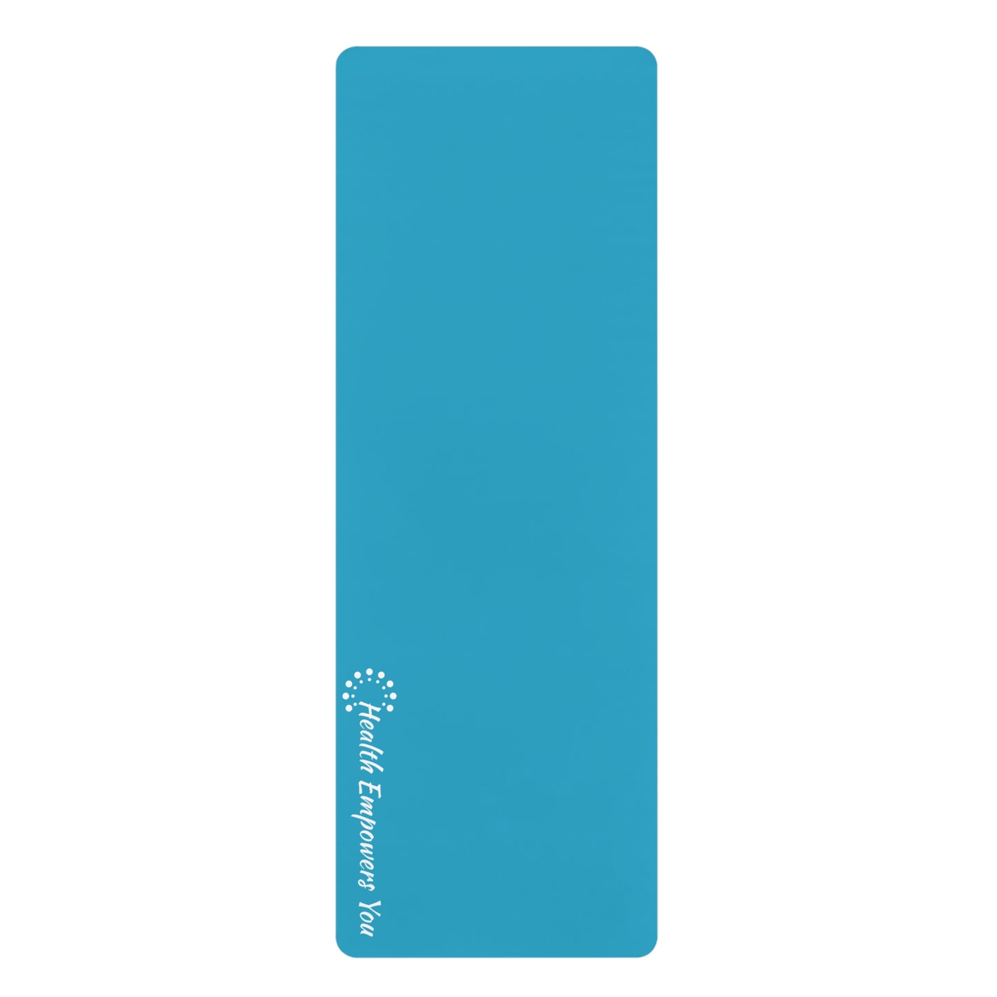 Turquoise Rubber Yoga Mat