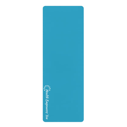 Turquoise Rubber Yoga Mat