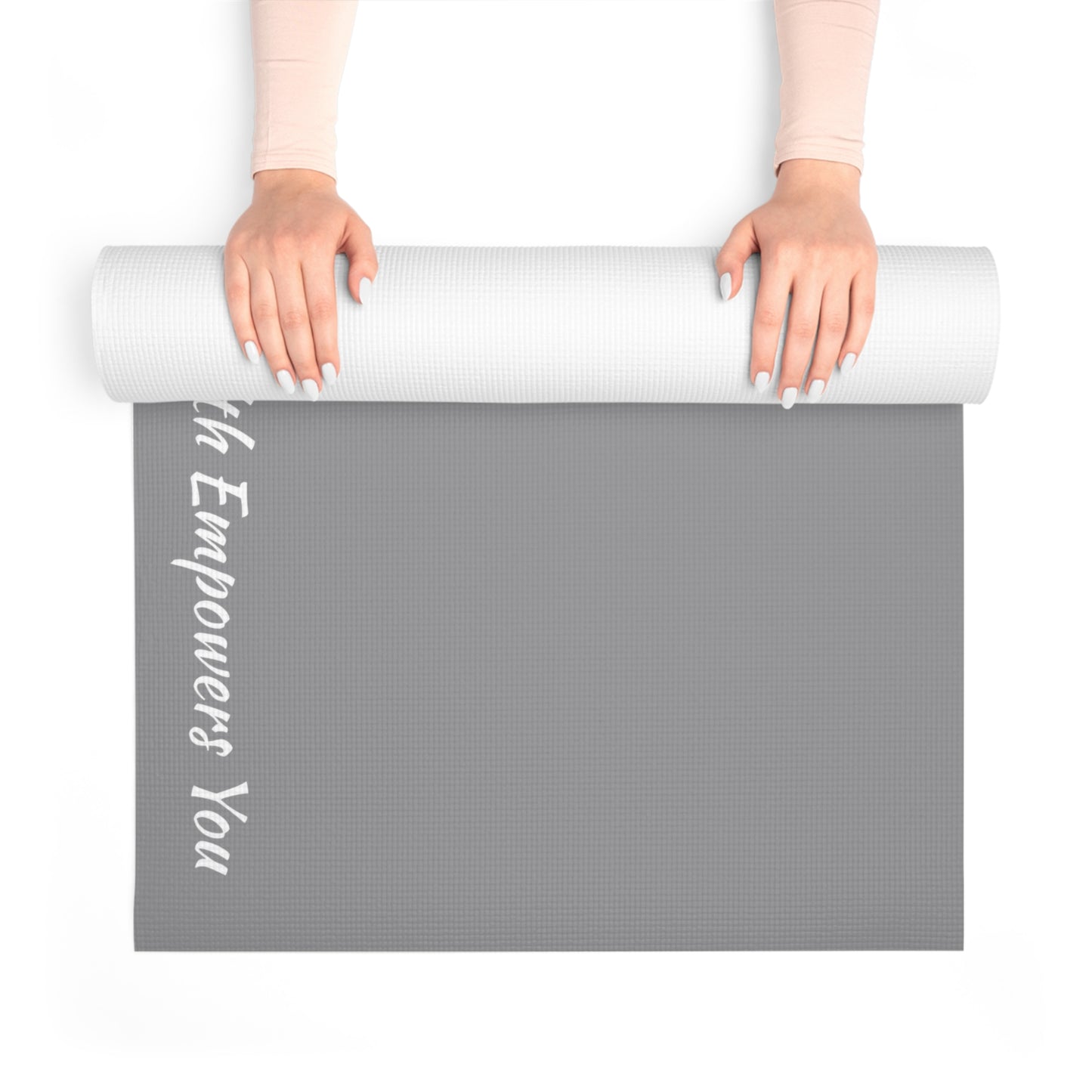 Grey Foam Yoga Mat