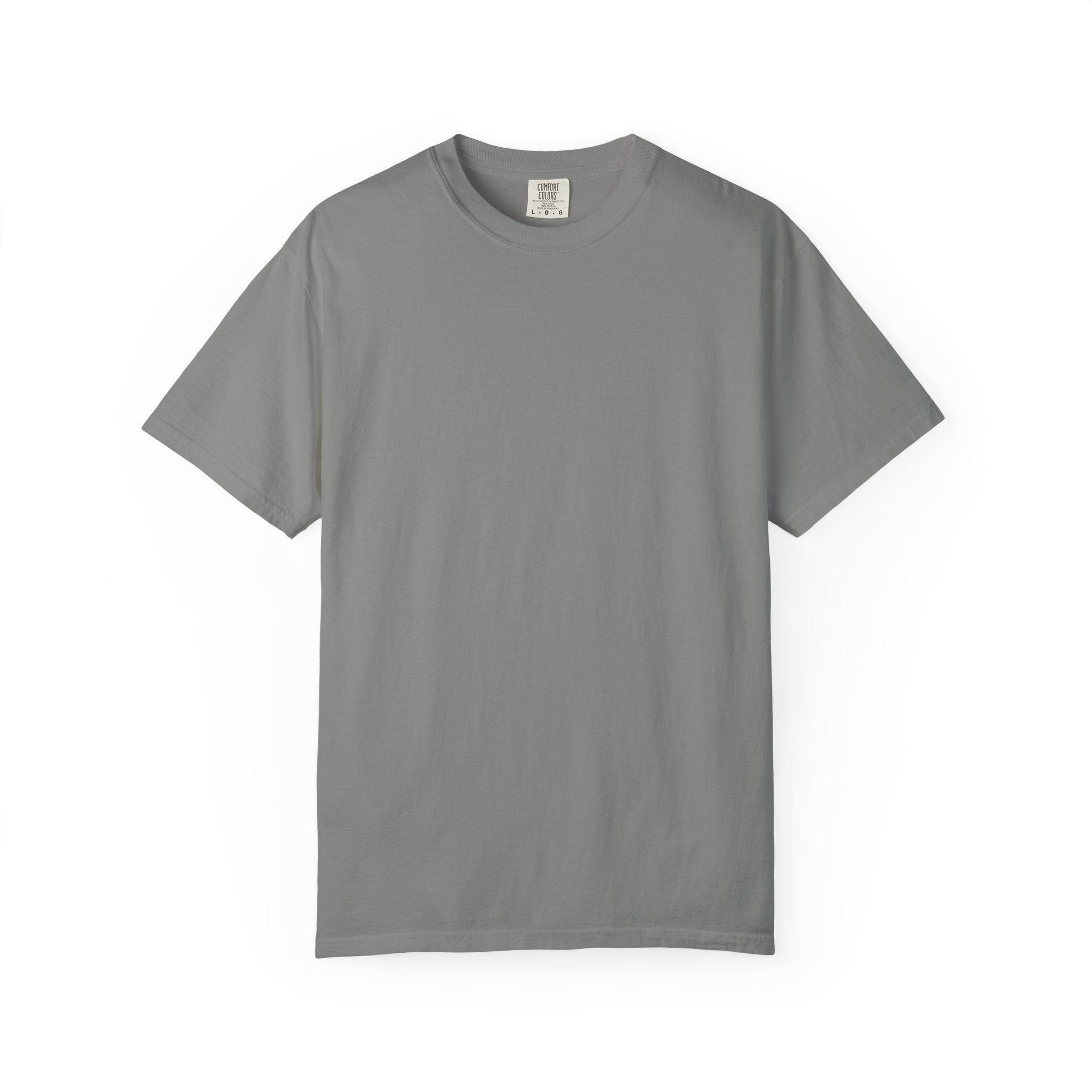 Gray t-shirt on a white background