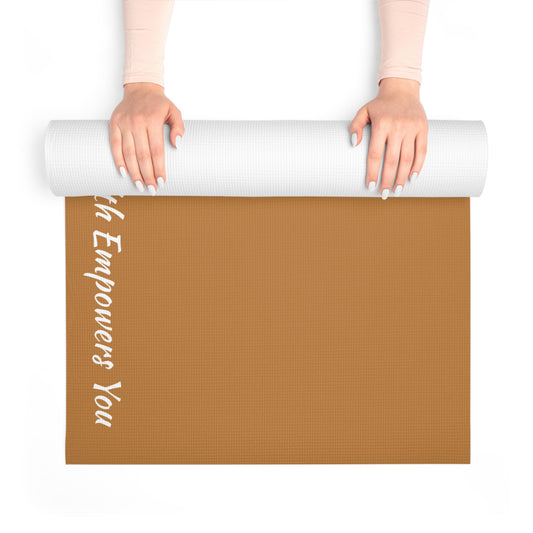 Light Brown Foam Yoga Mat