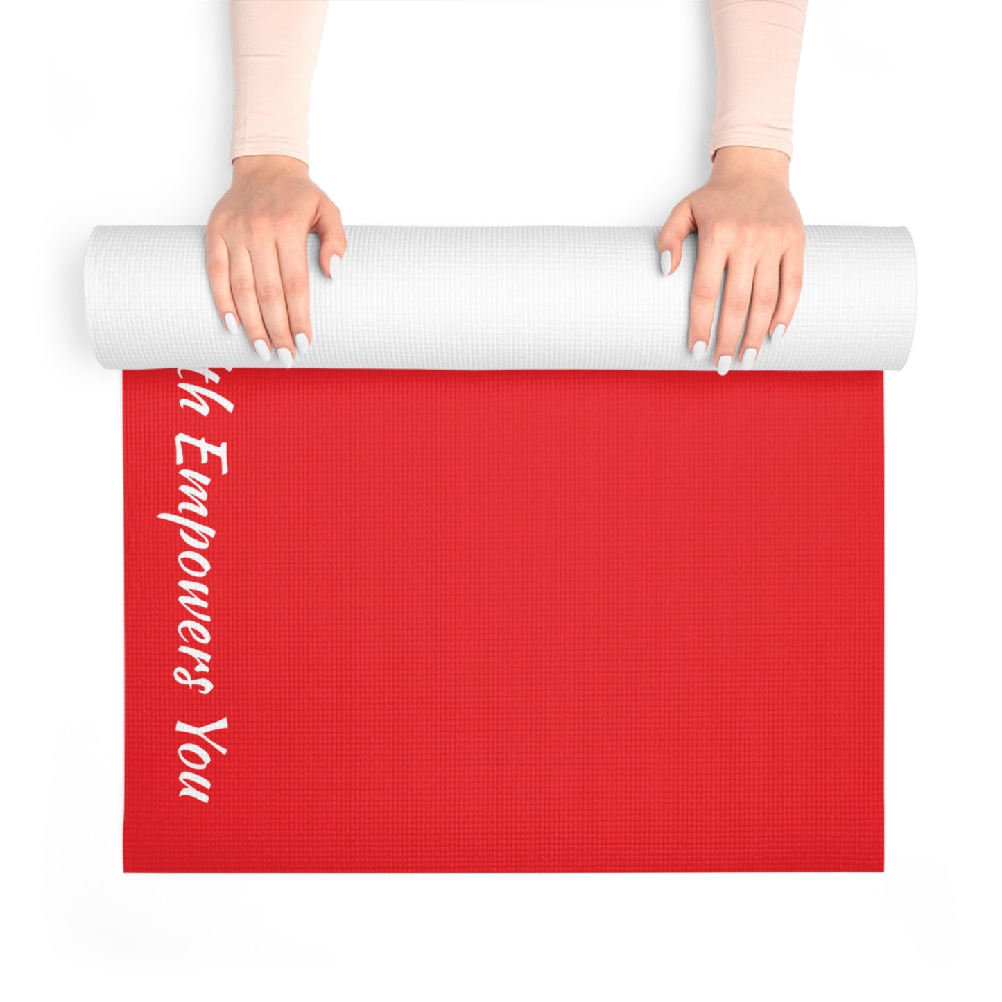 Red Foam Yoga Mat