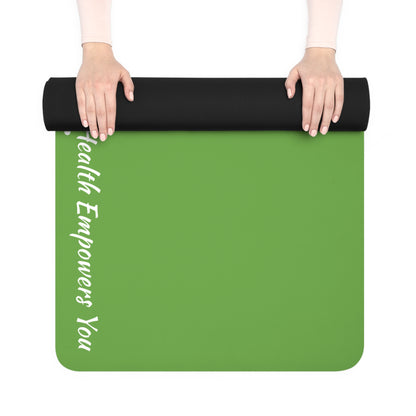 Green Rubber Yoga Mat