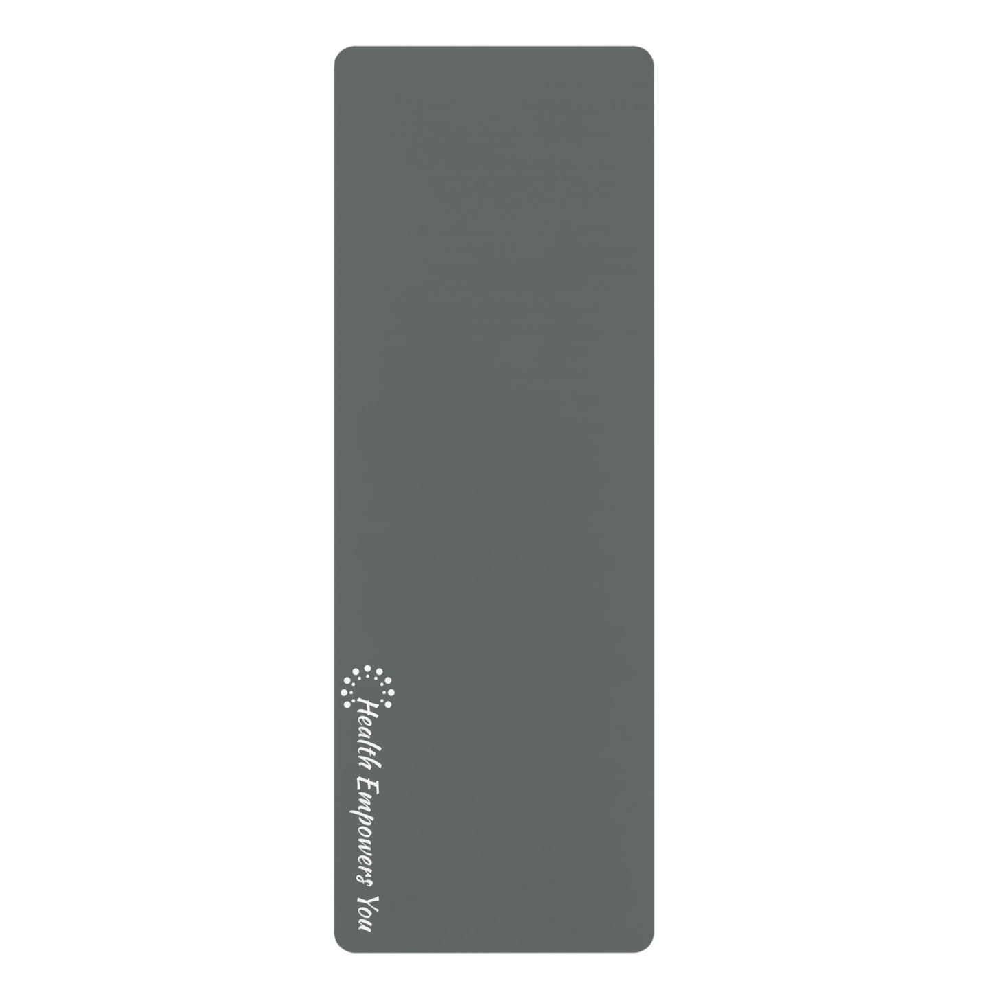 Dark Grey Rubber Yoga Mat