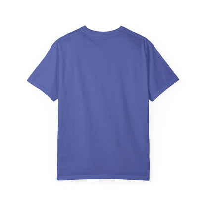 Blue t-shirt on a white background