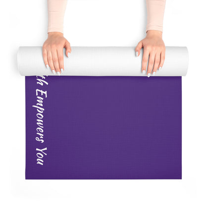 Purple Foam Yoga Mat