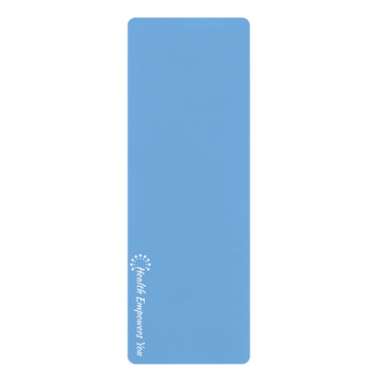 Light Blue Rubber Yoga Mat