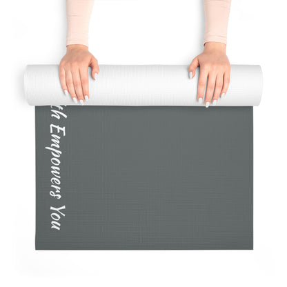 Dark Grey Foam Yoga Mat