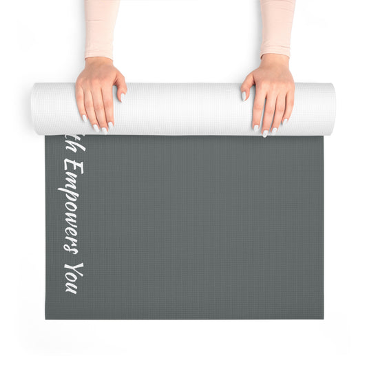 Dark Grey Foam Yoga Mat