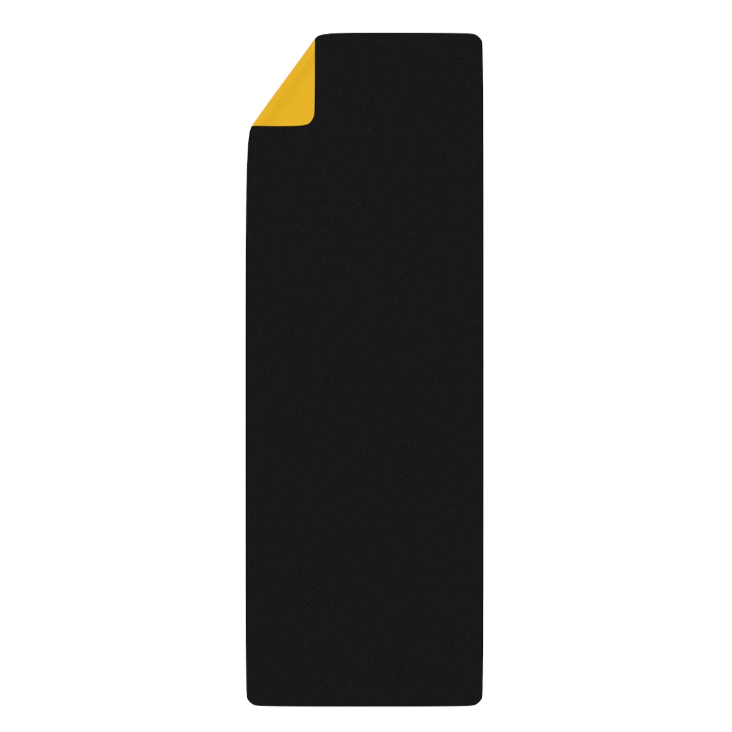 Yellow Rubber Yoga Mat