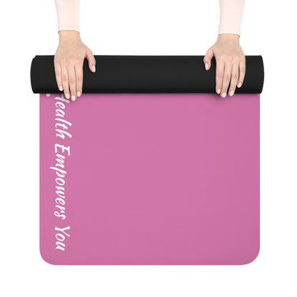 Light Pink Rubber Yoga Mat