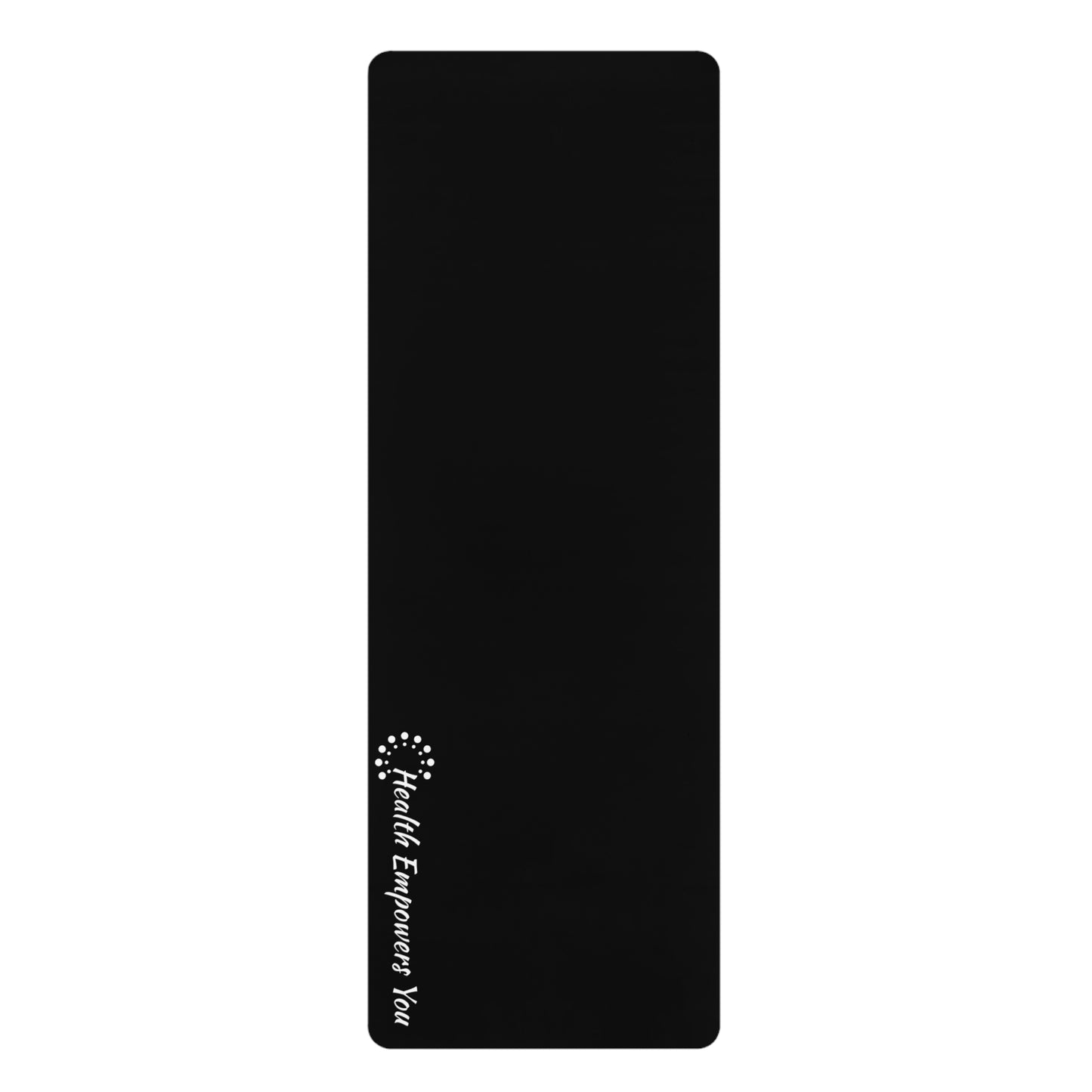 Black Rubber Yoga Mat