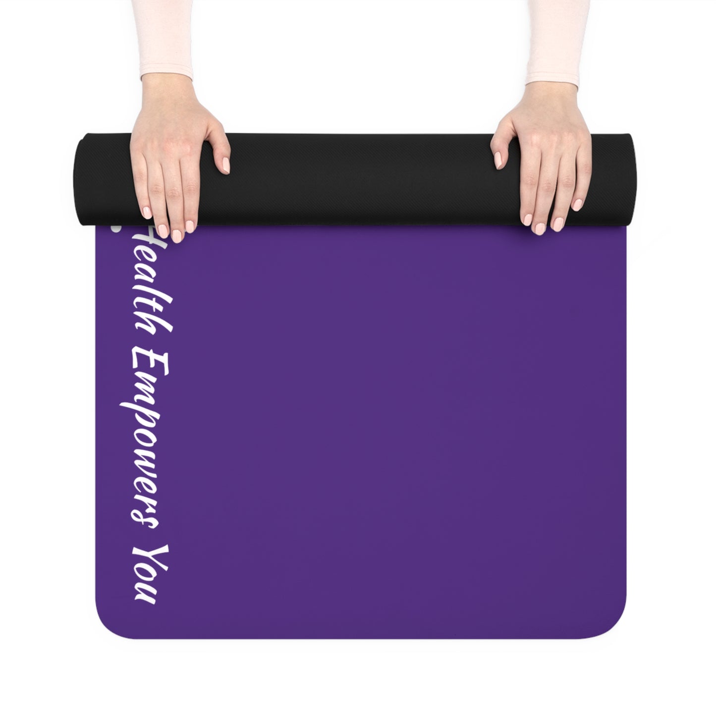 Purple Rubber Yoga Mat