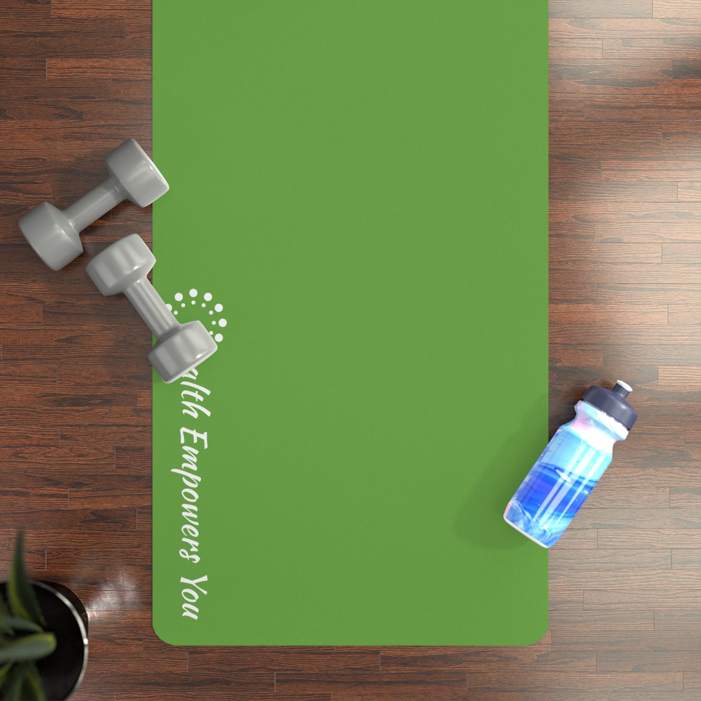 Green Rubber Yoga Mat