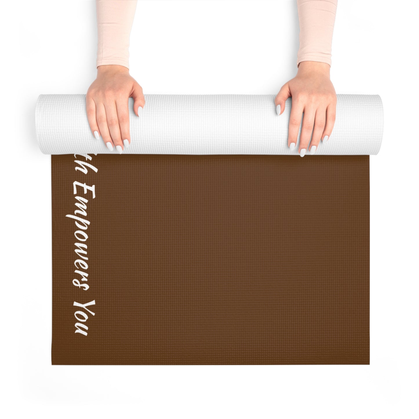 Brown Foam Yoga Mat