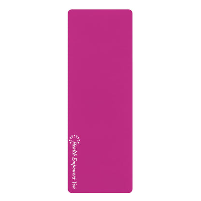 Pink Rubber Yoga Mat