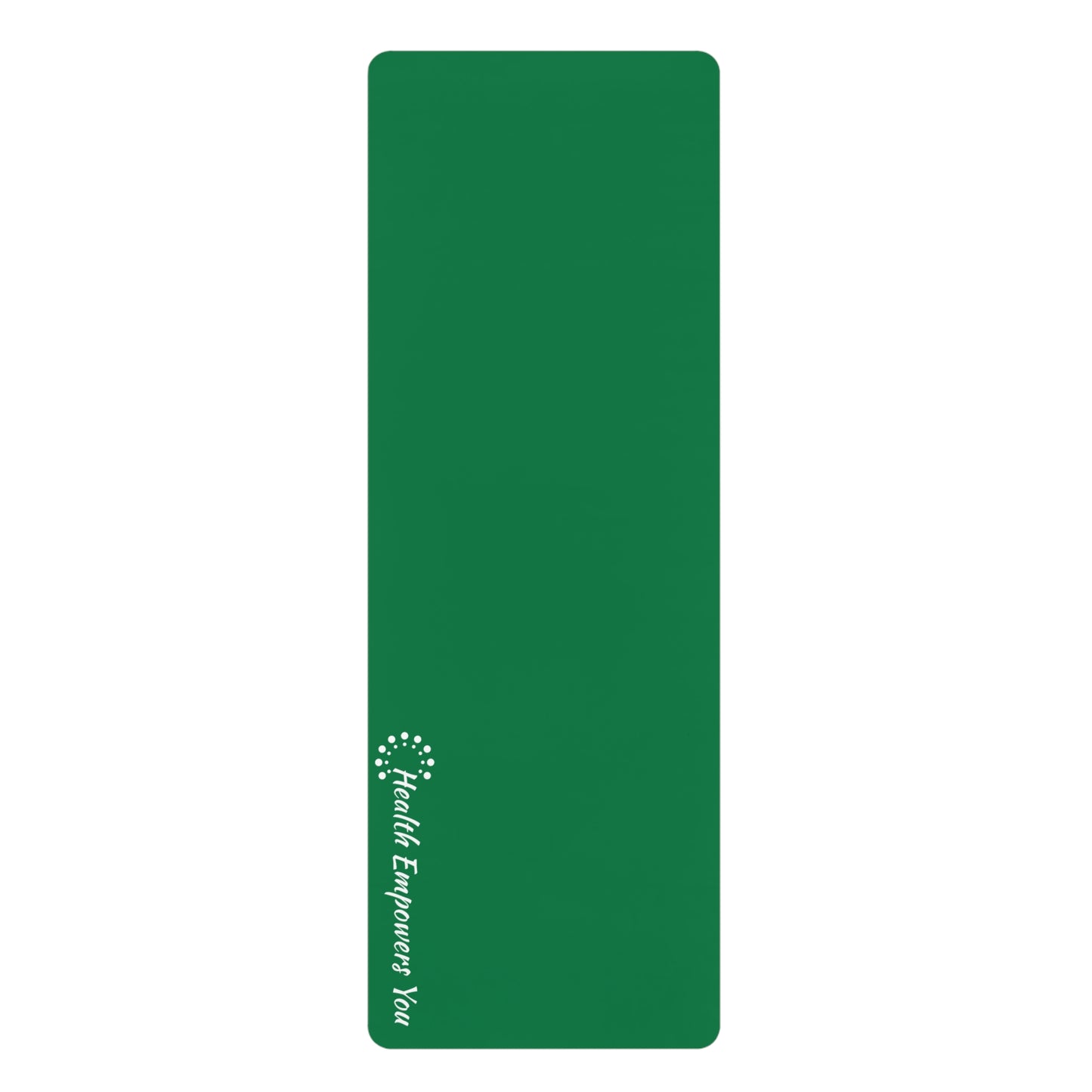 Dark Green Rubber Yoga Mat