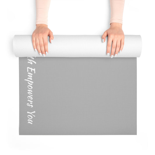 Light Grey Foam Yoga Mat