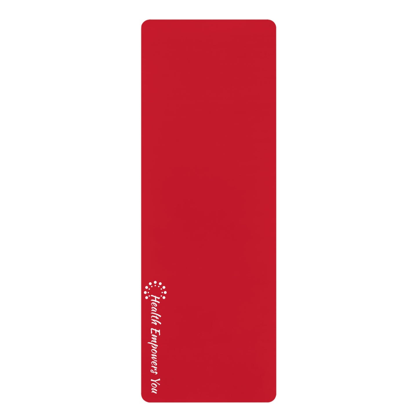 Dark Red Rubber Yoga Mat